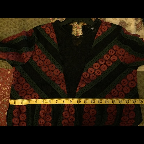 NWT olive/Red/Black Lace Dress - Picture 6 of 7